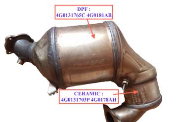Викуп каталізатора 4G0131703P 4G0178AH (CERAMIC)  Eberspächer Марка автомобіля Audi|Volkswagen Модель автомобіля Audi A6|Audi A7|Audi A8 3.0 TDI|Audi A4 8K   Вставка каталізатора Кераміка Тип палива Бензин Каталітична марка Eberspächer
