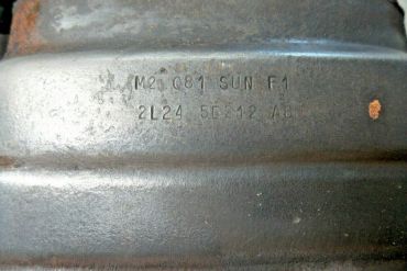 Викуп каталізатора 2L24 5E212 AB (Front) M2 081 SUN F1 Марка автомобіля Ford     Вставка каталізатора Кераміка Тип палива Бензин