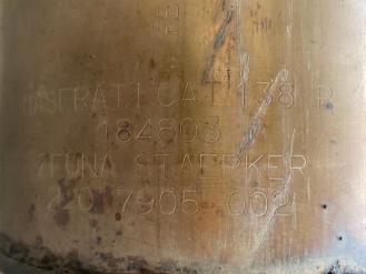 Викуп каталізатора CAT138R 184803 / 2207905002 Zeuna Starker Марка автомобіля Maserati Модель автомобіля Maserati 3200 GT|Maserati 4200 GT Рік автомобіля 2002|2003|2004|2005 Вставка каталізатора Кераміка Тип палива Бензин Каталітична марка Zeuna Starker