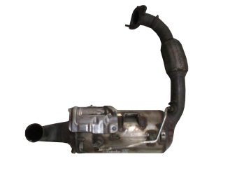 Викуп каталізатора AV21-5H270-DA E4063500 FoMoCo Марка автомобіля Ford Модель автомобіля Ford Fiesta 1.6 TDCi (70 kw / 95 hp)   Вставка каталізатора Кераміка + DPF Тип палива Дизель Каталітична марка FoMoCo