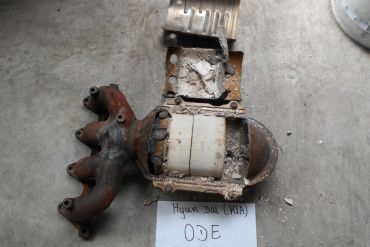 Викуп каталізатора ODE Марка автомобіля Hyundai|Kia Модель автомобіля Hyundai Matrix 1.6|Kia Cerato 1.6 Рік автомобіля 2004|2005 Вставка каталізатора Кераміка Тип палива Бензин