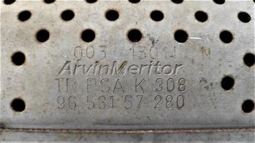 Викуп каталізатора TR PSA K308  Arvin Meritor Марка автомобіля Citroën|Peugeot     Вставка каталізатора Кераміка Тип палива Бензин Каталітична марка Arvin Meritor