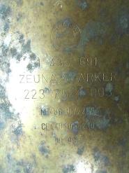 Викуп каталізатора 1433691 2237521000 Zeuna Starker Марка автомобіля BMW Модель автомобіля BMW Z3 2.8   Вставка каталізатора Кераміка Тип палива Бензин Каталітична марка Zeuna Starker