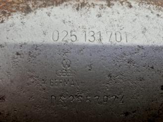 Викуп каталізатора 25131701 Марка автомобіля Audi|Volkswagen     Вставка каталізатора Кераміка Тип палива Бензин