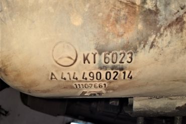 Викуп каталізатора KT 6023 A4144900214 Марка автомобіля Mercedes Benz     Вставка каталізатора Кераміка Тип палива Бензин