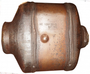 Викуп каталізатора 12613215 3 bolt flange w/nipple on flat side. AC SQUARE Марка автомобіля General Motors     Вставка каталізатора Кераміка Тип палива Бензин