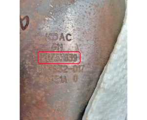 Викуп каталізатора 20757639 2 SENSOR Марка автомобіля General Motors     Вставка каталізатора Кераміка Тип палива Бензин