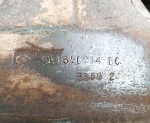 Викуп каталізатора 9W13 5E214 BC  FoMoCo Марка автомобіля Ford     Вставка каталізатора Кераміка Тип палива Бензин Каталітична марка FoMoCo