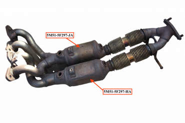 Викуп каталізатора 5M51-5F297-HA Марка автомобіля Ford Модель автомобіля Ford Focus II - 1.6 16V|Ford Mondeo IV - 1.6   Вставка каталізатора Кераміка Тип палива Бензин