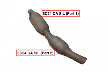 Викуп каталізатора 5C24 CA SIL (Part 2) Smaller Unit (Front) Марка автомобіля Ford     Вставка каталізатора Кераміка Тип палива Бензин