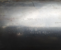 Викуп каталізатора 2H0254300 2H0178AA 2H0131690B Марка автомобіля Audi|Volkswagen     Вставка каталізатора Кераміка Тип палива Бензин