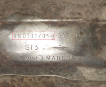 Викуп каталізатора 6K0131701J Марка автомобіля Audi|Volkswagen     Вставка каталізатора Кераміка Тип палива Бензин