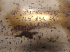 Викуп каталізатора 7L5254400  Zeuna Starker Марка автомобіля Porsche Модель автомобіля Porsche Cayenne 4.5 B 250KW   Вставка каталізатора Металеві Тип палива Бензин Каталітична марка Zeuna Starker