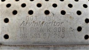 Викуп каталізатора TR PSA K308  Arvin Meritor Марка автомобіля Citroën|Peugeot     Вставка каталізатора Кераміка Тип палива Бензин Каталітична марка Arvin Meritor