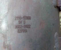 Викуп каталізатора 21116-15900 SH0 / 9G02-9G02 / 22791A Марка автомобіля Renault Модель автомобіля Renault Samsung SM5   Вставка каталізатора Кераміка Тип палива Бензин
