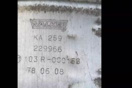 Викуп каталізатора KA 260  Walker Марка автомобіля Walker     Вставка каталізатора Кераміка Тип палива Бензин Каталітична марка Walker