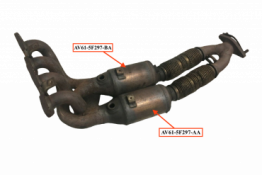 Викуп каталізатора AV61-5F297-BA  FoMoCo Марка автомобіля Ford Модель автомобіля Ford Focus III 1.6 Duratec   Вставка каталізатора Кераміка Тип палива Бензин Каталітична марка FoMoCo
