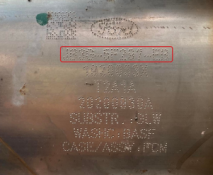 Викуп каталізатора JB3G-5F297-EB 1920053X FoMoCo Марка автомобіля Ford     Вставка каталізатора Кераміка Тип палива Бензин Каталітична марка FoMoCo