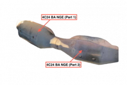 Викуп каталізатора 4C24 BA NGE (Part 2) Smaller Unit (Front) Марка автомобіля Ford     Вставка каталізатора Кераміка Тип палива Бензин